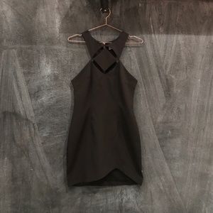 LF Stores Black dress with cutout neckline